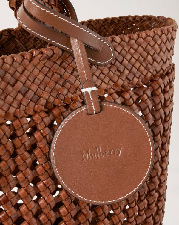 Mulberry | スモール ウーブン レザー トート | ヴィンテージオーク