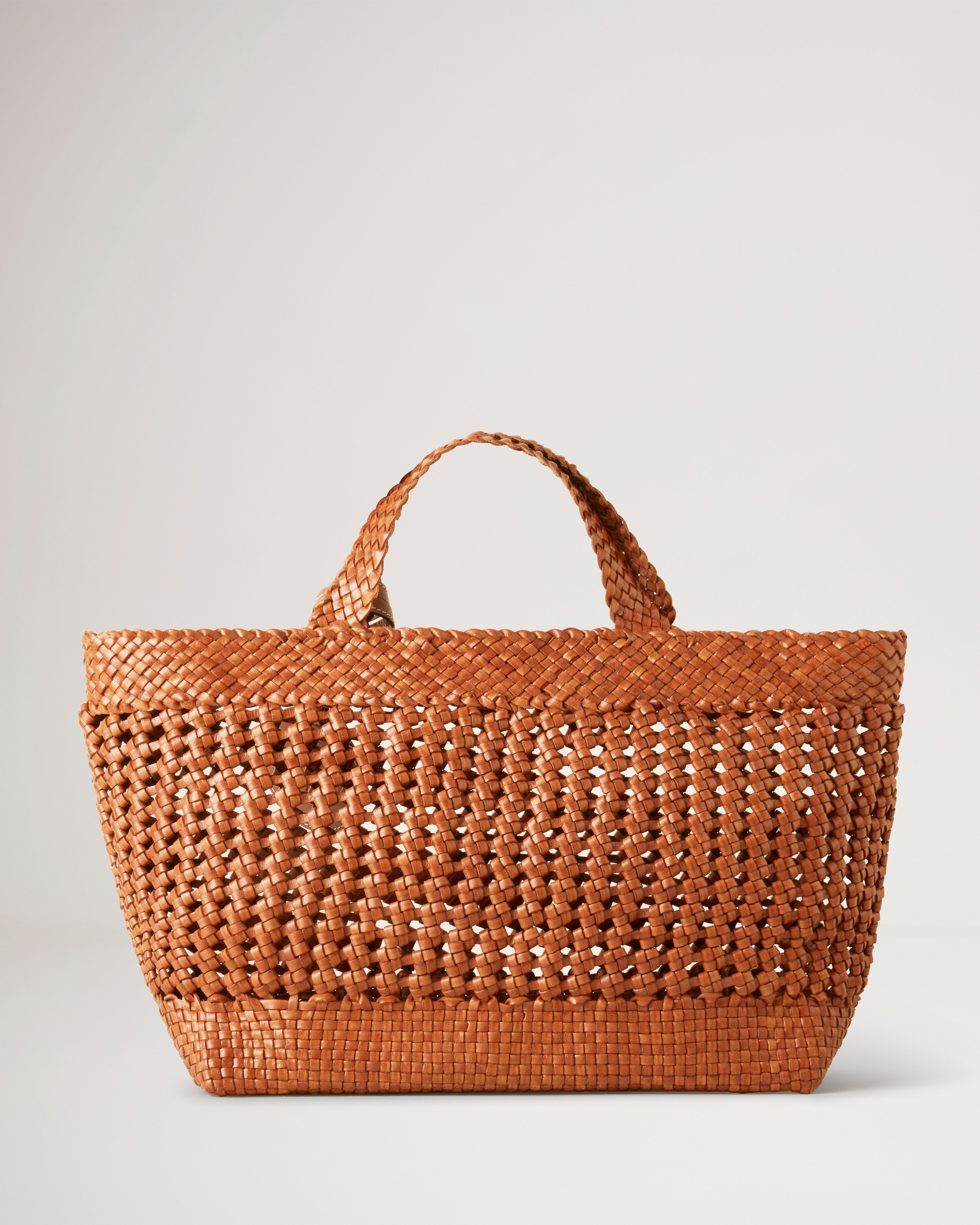 Dragon Diffusion Cannage Max Woven Leather Tote Bag