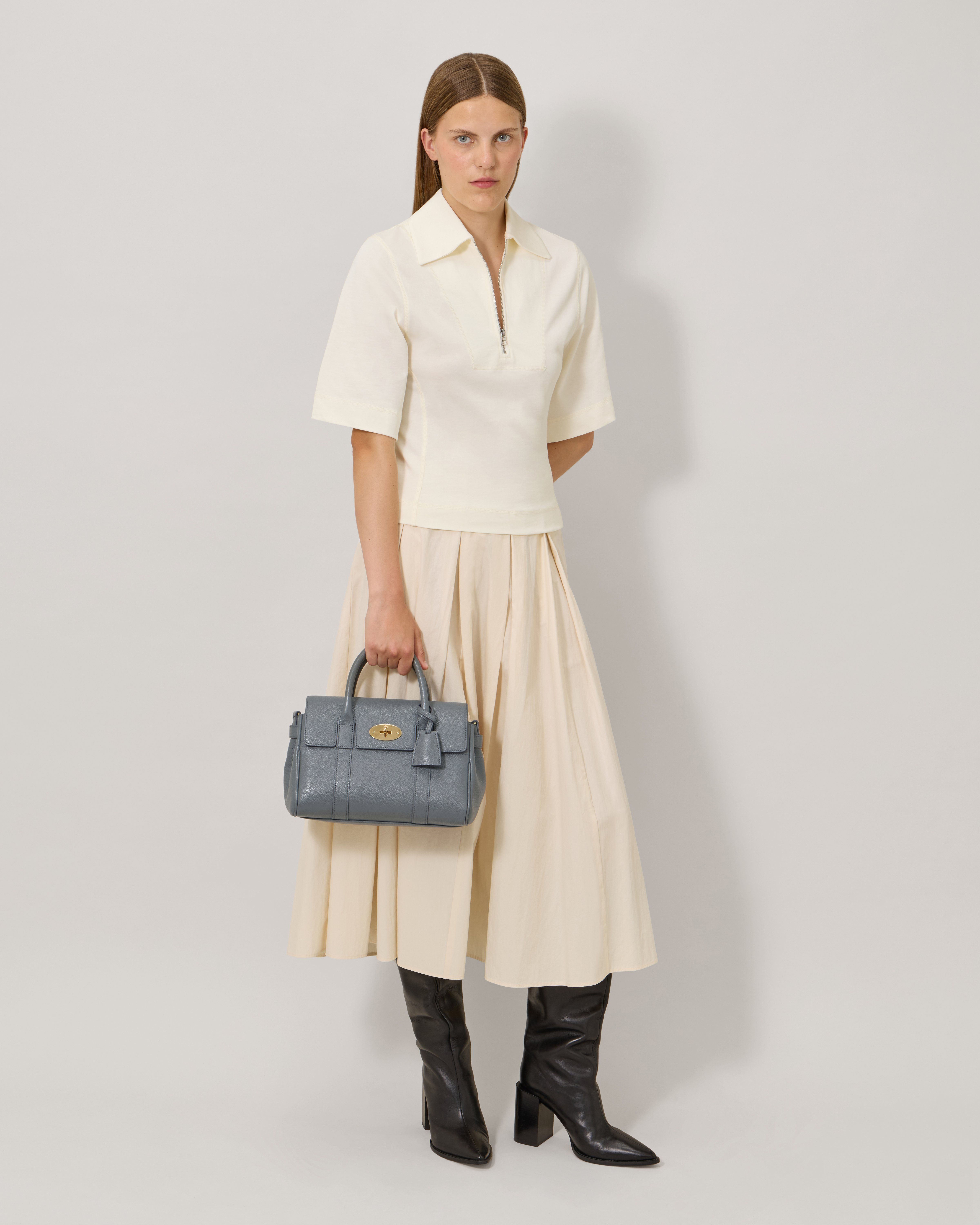 Mulberry | ベイズウォーター サッチェル | フォギーグレー スモール