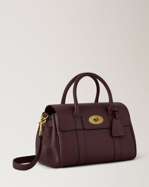 Mulberry | Bayswater Satchel | Oxblood Small Classic Grain | Bayswater