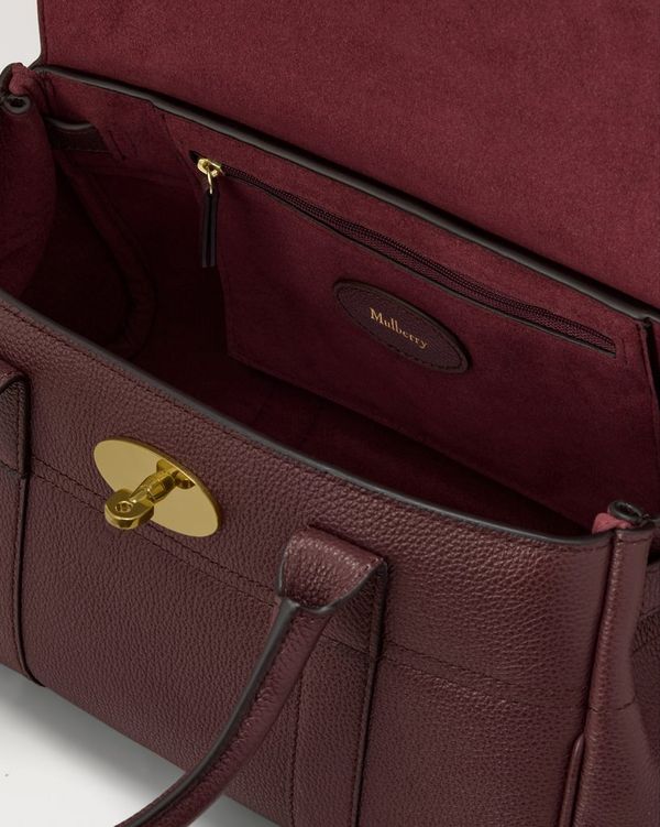 Mulberry | Bayswater Satchel | Oxblood Small Classic Grain | Bayswater