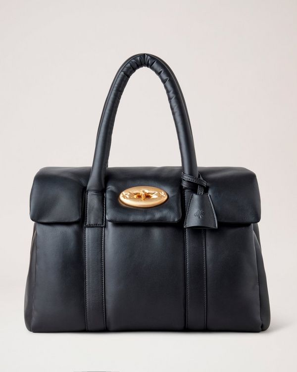 Mulberry black quilted bag online