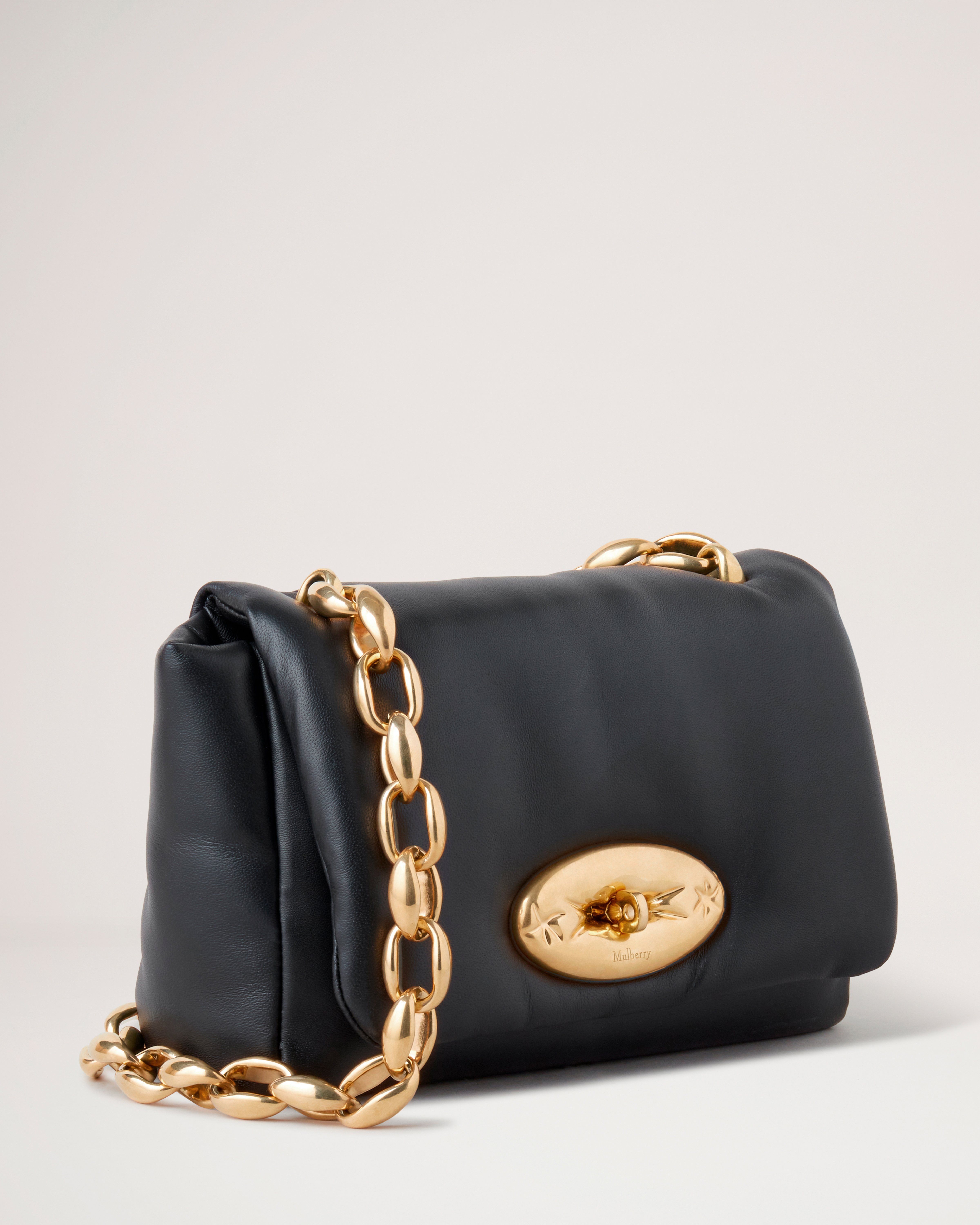 Mulberry black best sale lily bag