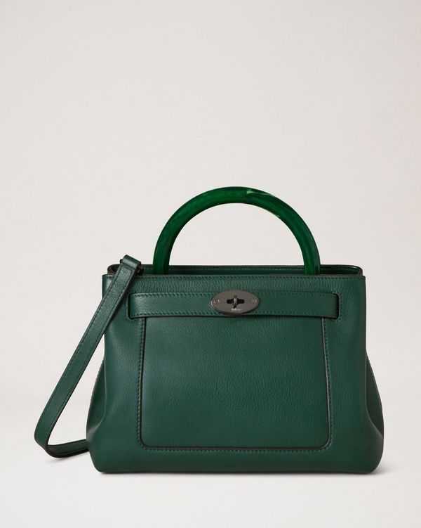 Small Islington | Mulberry Green Silky Calf | Women | Mulberry