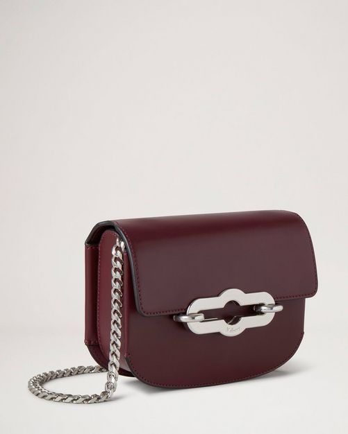 Mulberry | Small Pimlico Satchel | Black Cherry Super Lux Calf