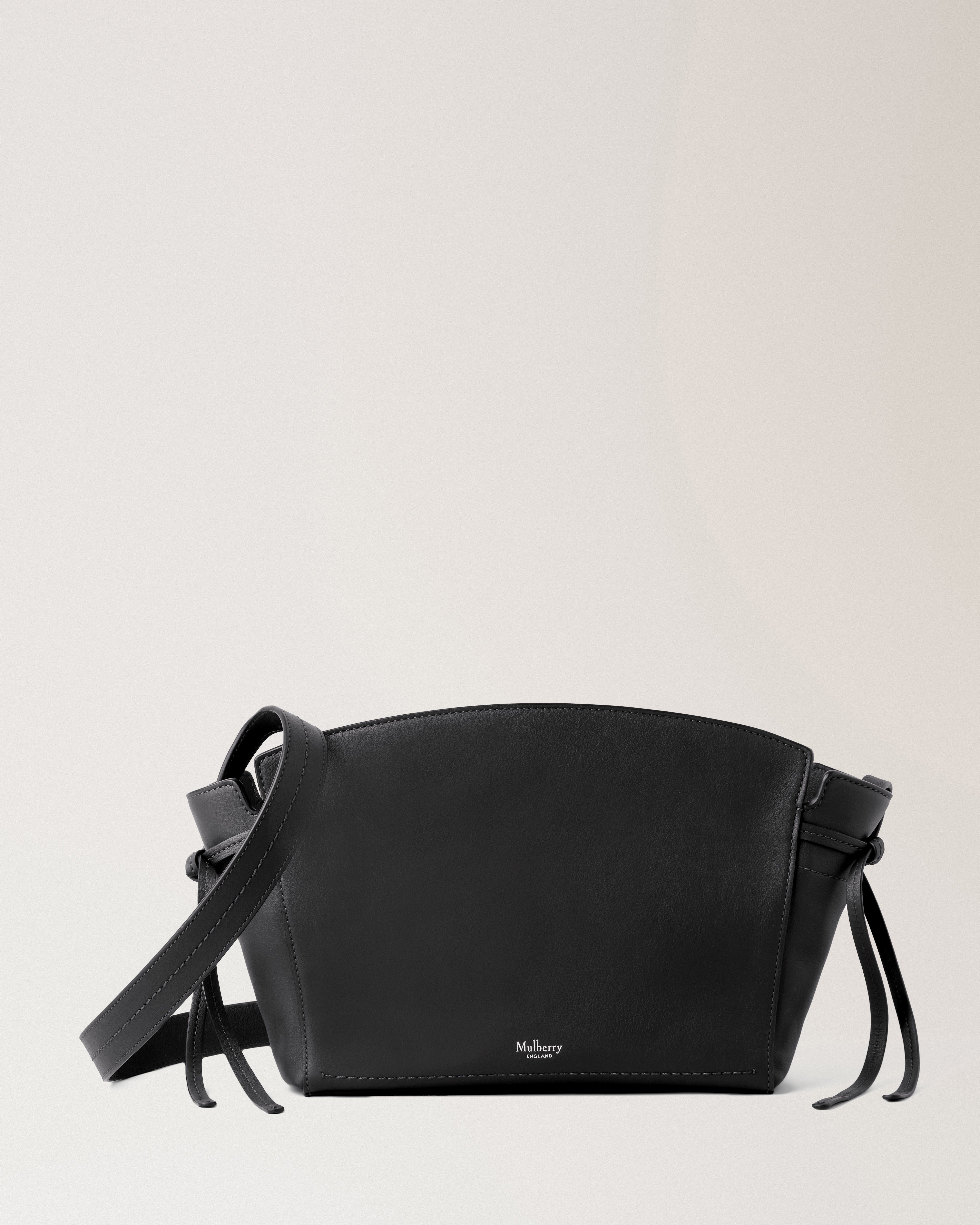 Clovelly Crossbody Black Refined Flat Calf Women Mulberry