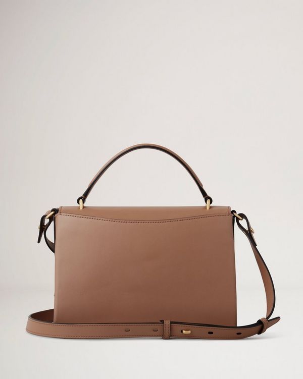 Mulberry | ラナ トップハンドル | セーブル ハイグロスレザー Mulberry | ラナ トップハンドル | セーブル ハイグロスレザー