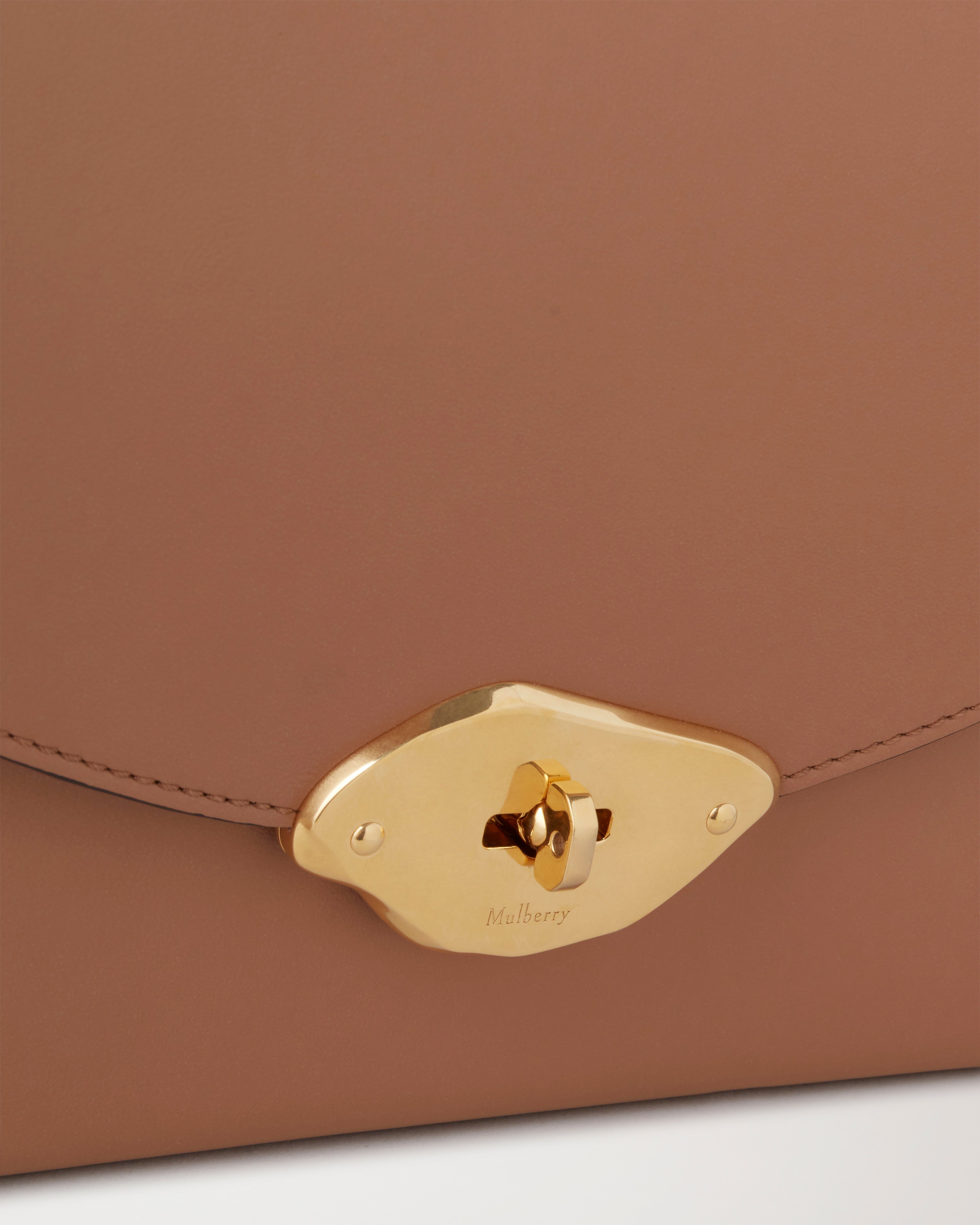 Lana Top Handle | Sable High Gloss Leather | Lana | Mulberry