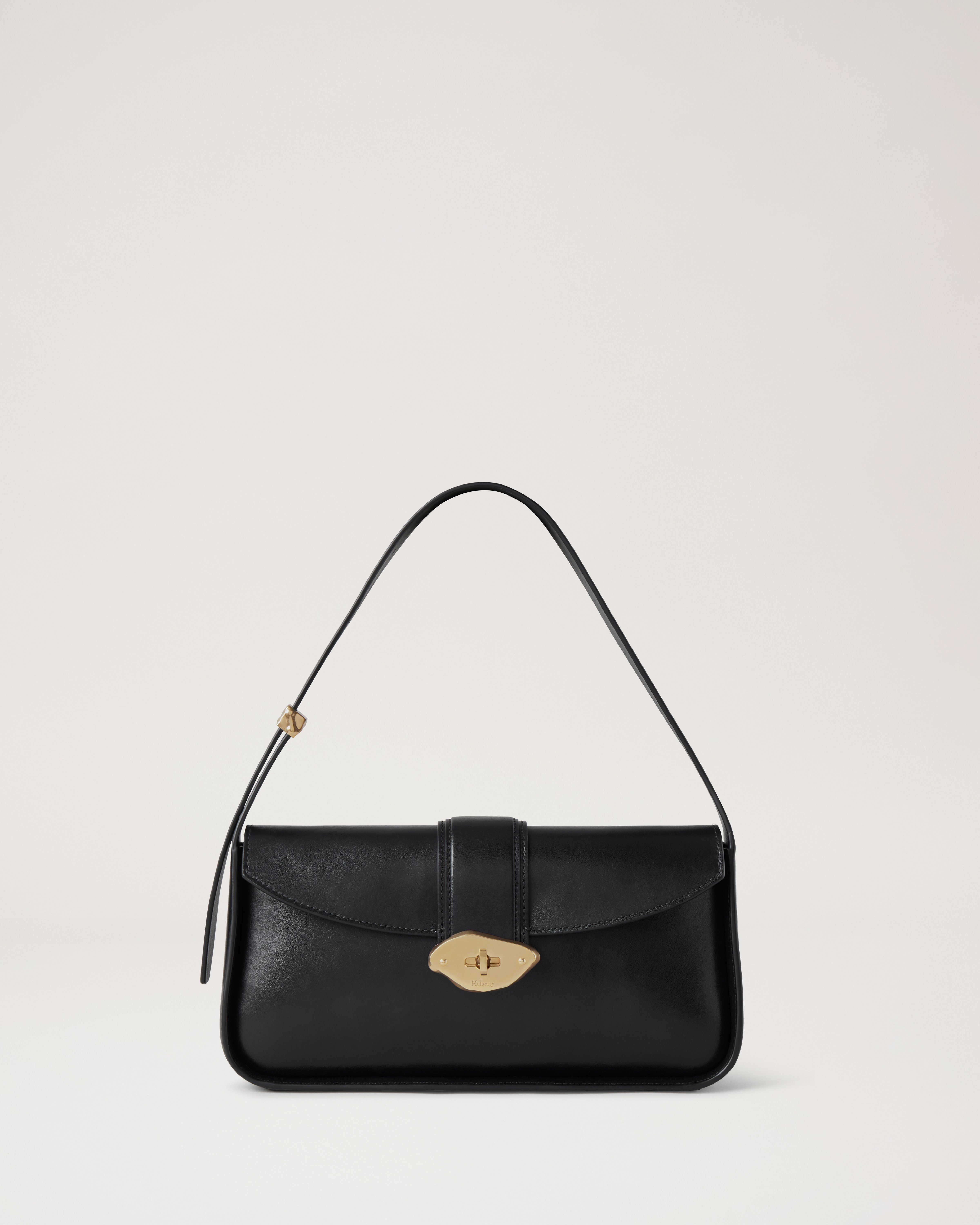 Mulberry Pebbled Leather Shoulder Bag - Brown Shoulder Bags, Handbags -  MUL36695