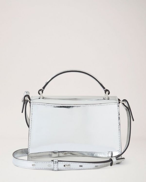 Silver top best sale handle bag