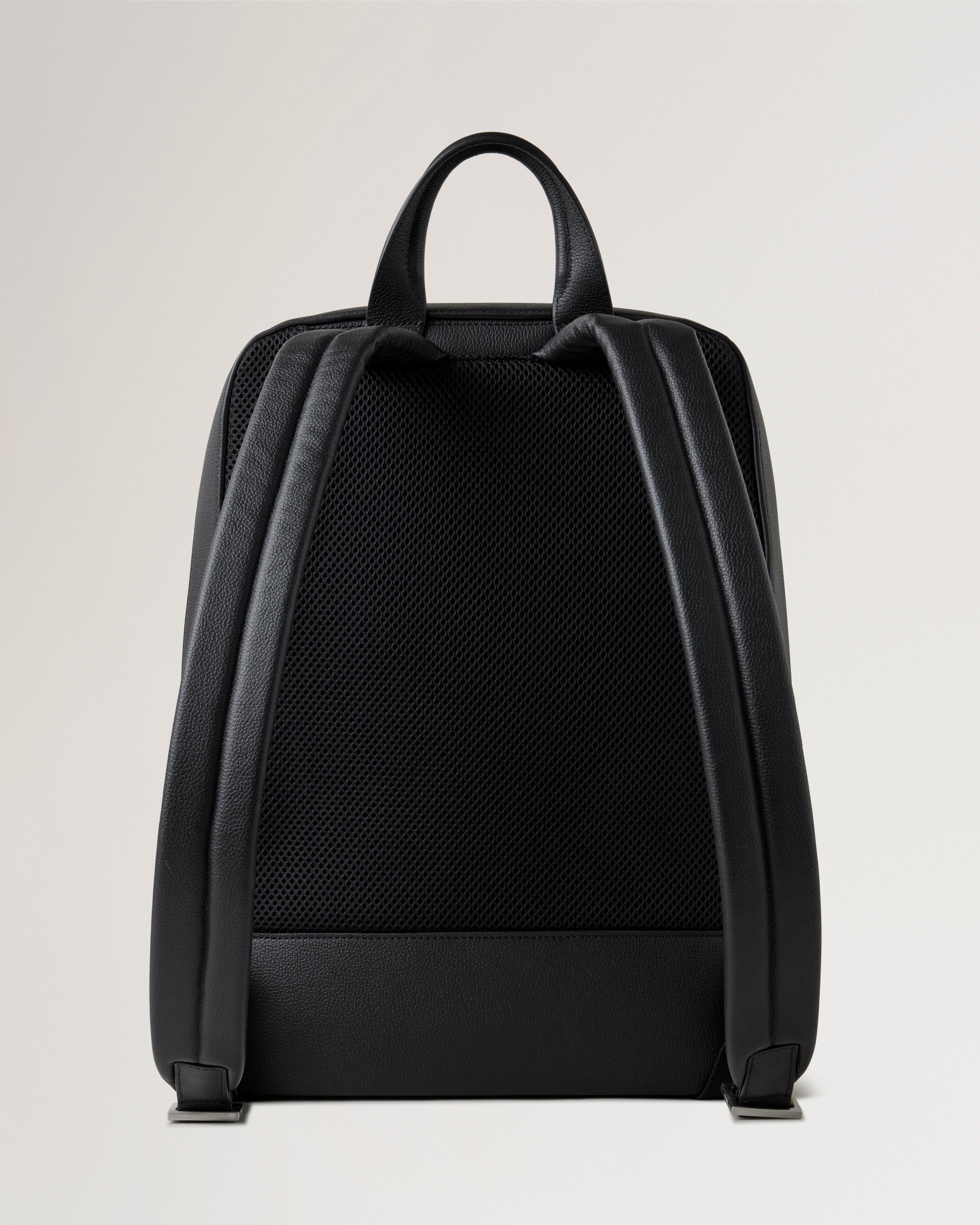 Farringdon Backpack | Black Small Pebble Grain | Women | Mulberry