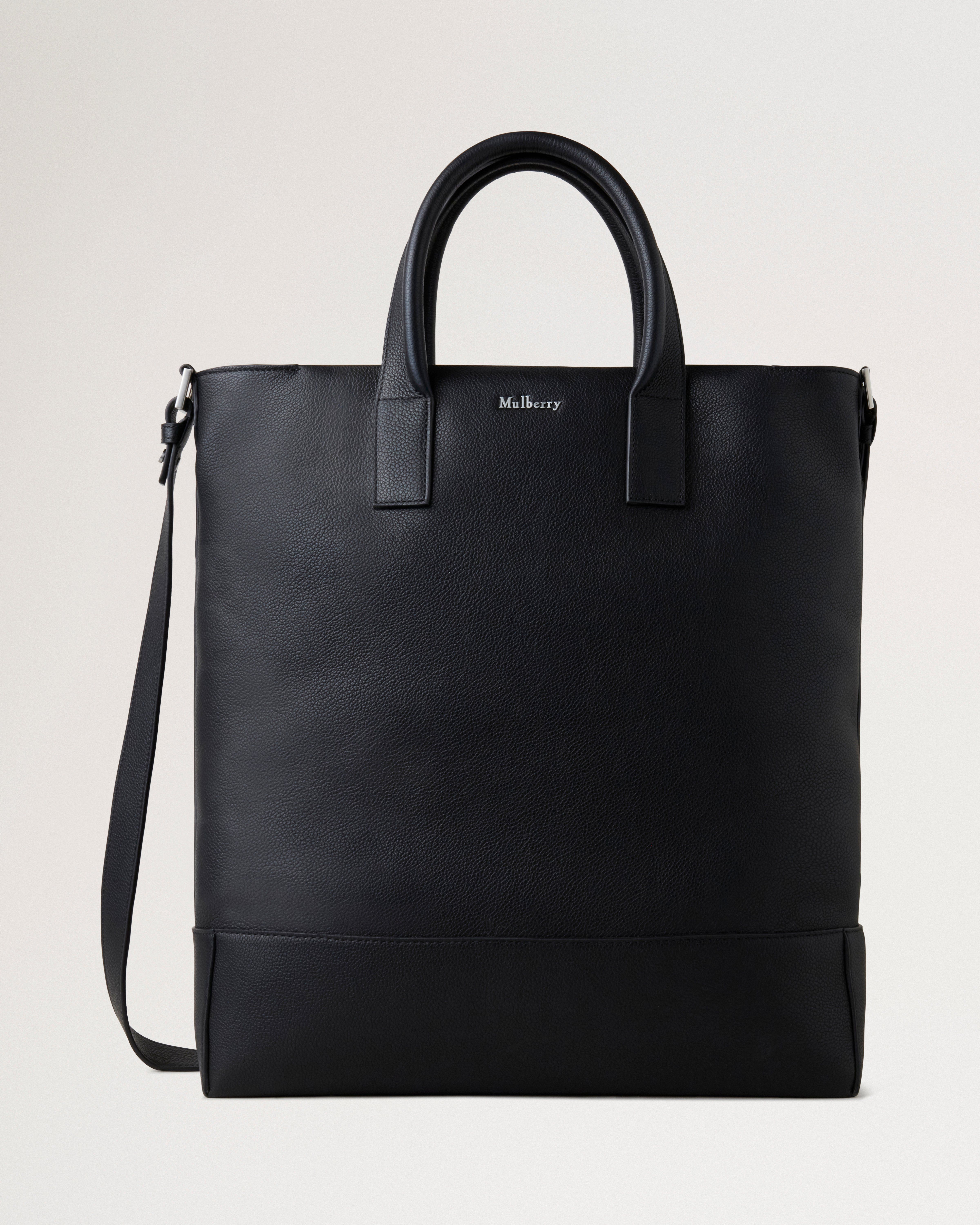 Mulberry | ファリンドン トート | ブラック スモールペブル