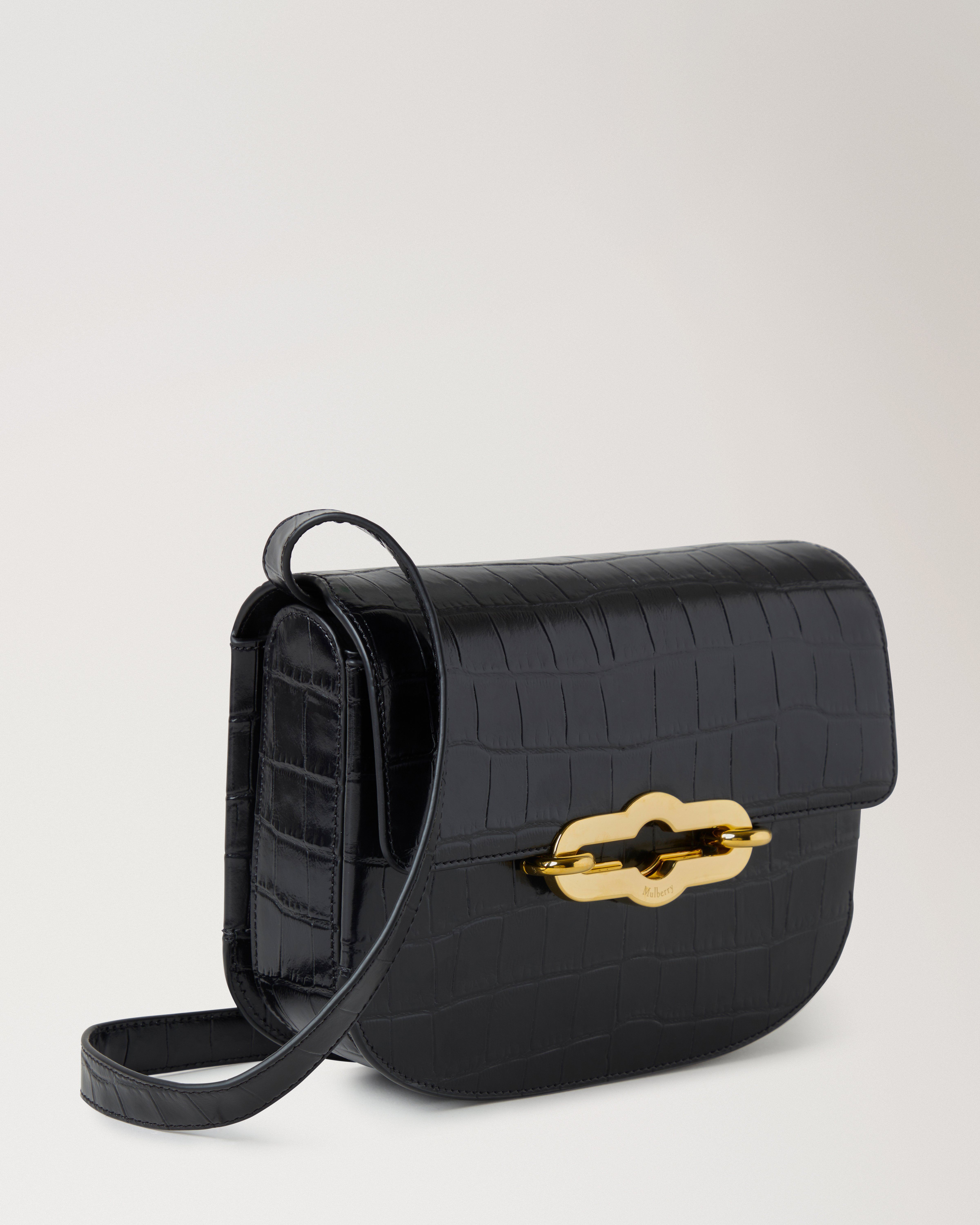 Mulberry black croc purse online