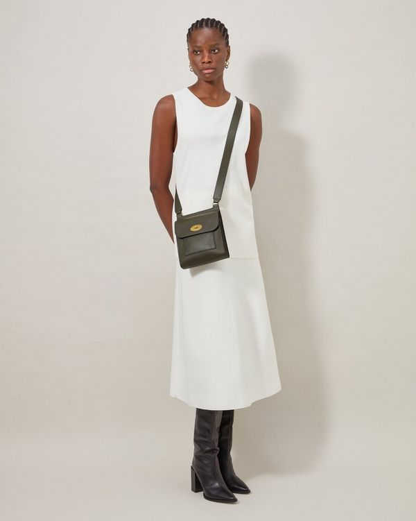 Mulberry | Small Antony | Juniper Green Small Classic Grain | Women