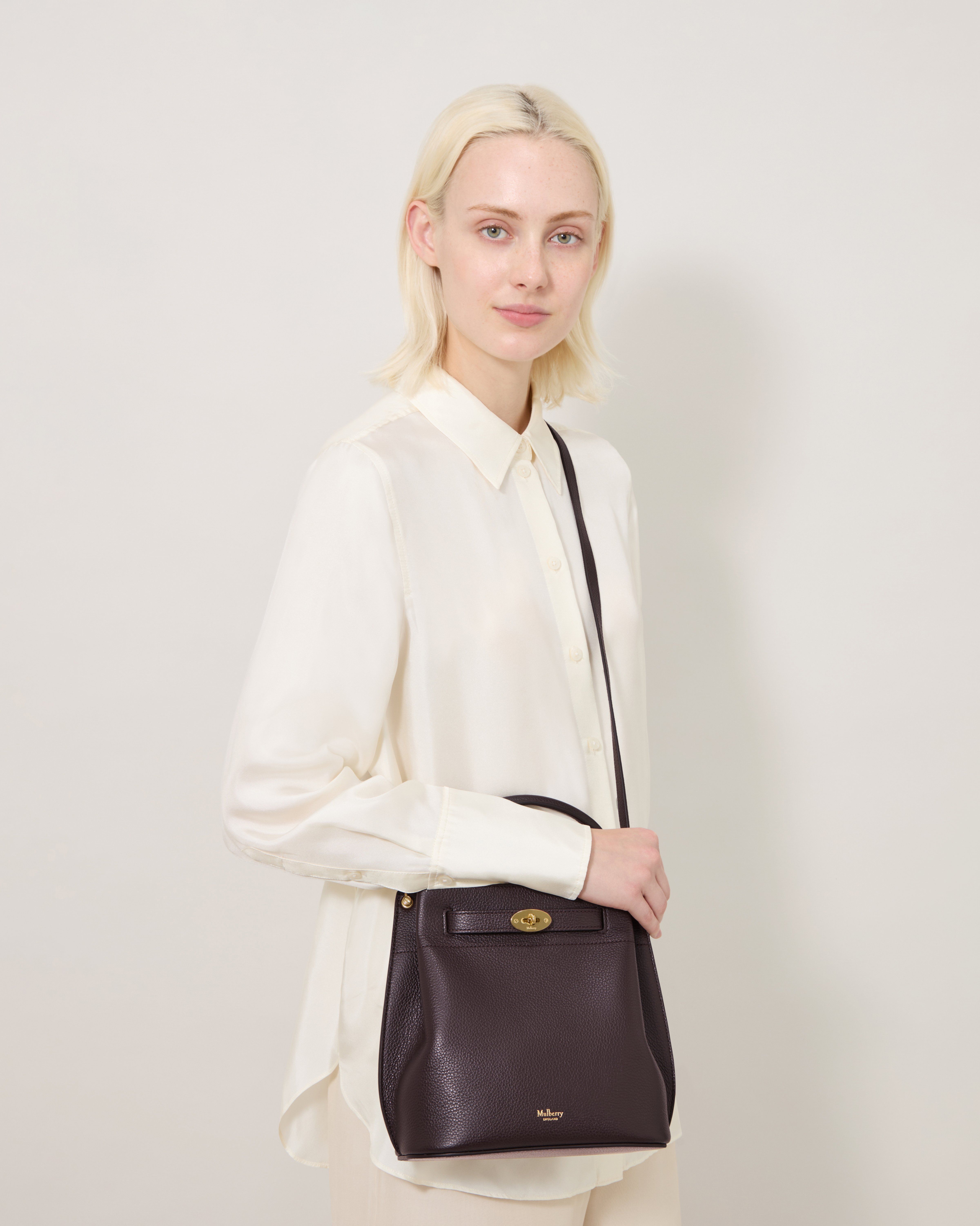 【MULBERRY】ISLINGTON BUCKET BAG Mulberry | Islington Bucket | Black Small Classic Grain | Women