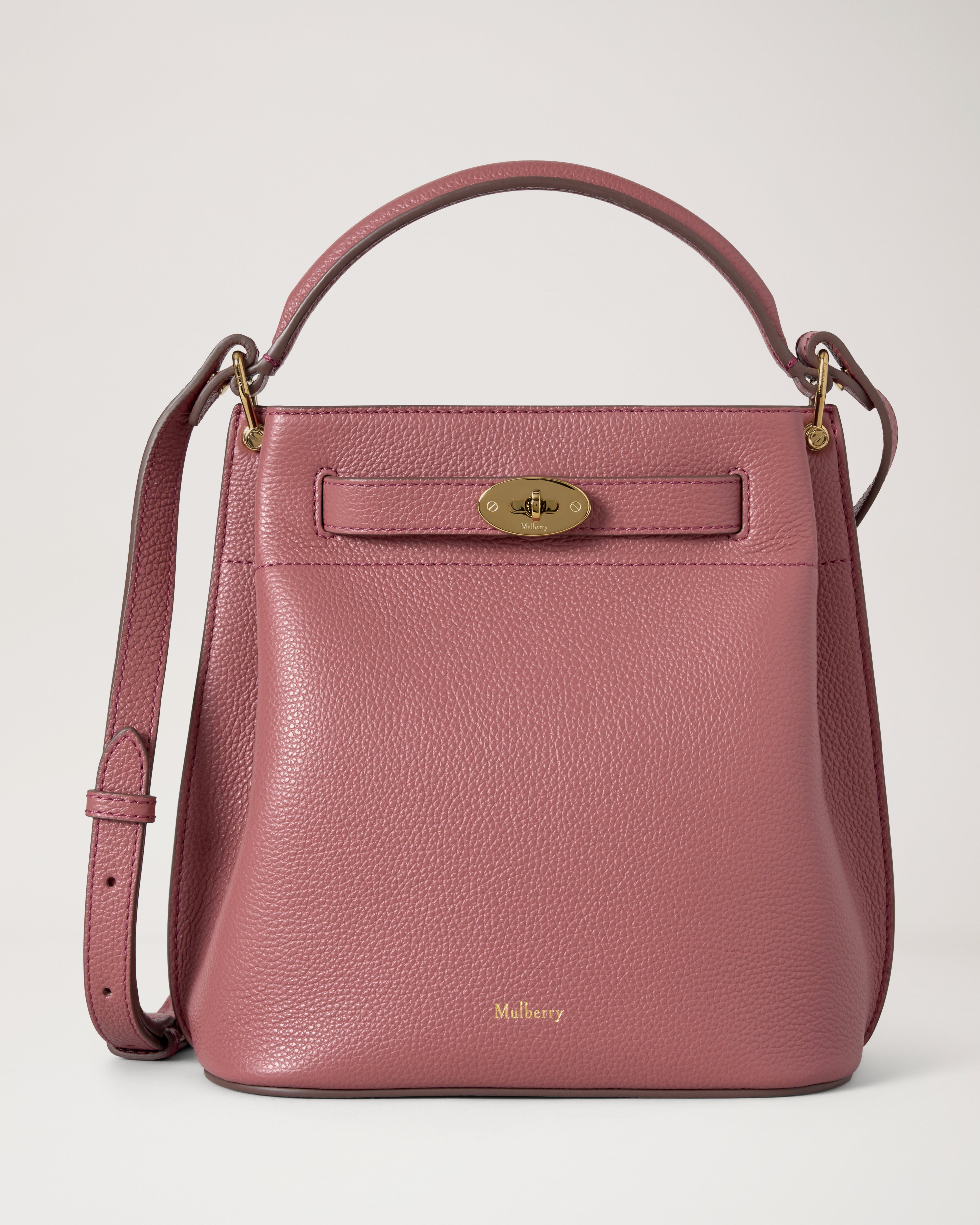Mulberry | イズリントン バケット | ピンクスクランピー スモール 