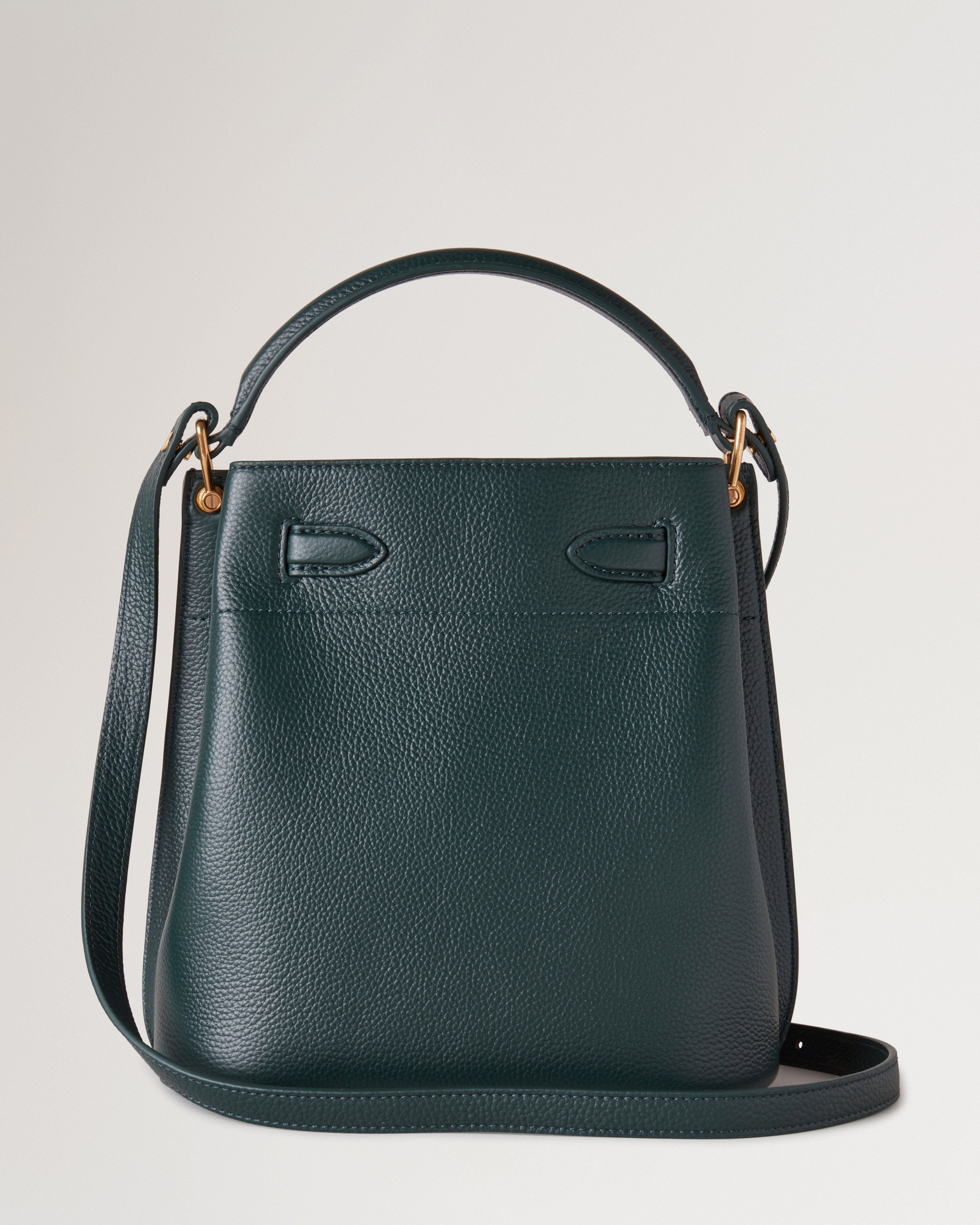 【関税&送料込】Mulberry Mini Islington Bucket Scg Mulberry | Islington Bucket | Mulberry Green Small Classic Grain