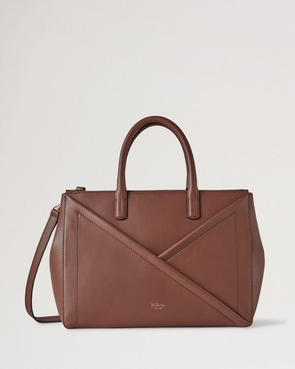 Mulberry M Zipped Leather Tote Bag - Farfetch