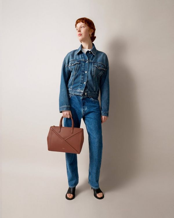 M ジップド トップハンドル | ブライトオーク マイクロ クラシック  