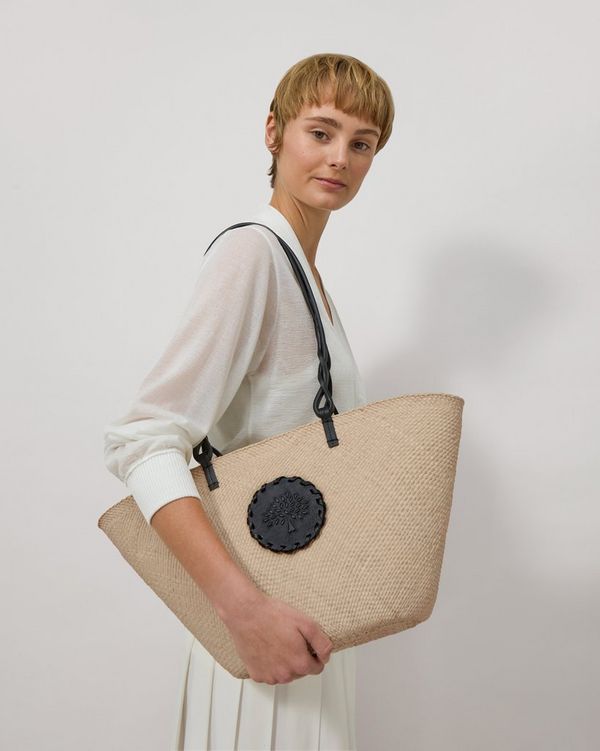 Raffia Basket Tote