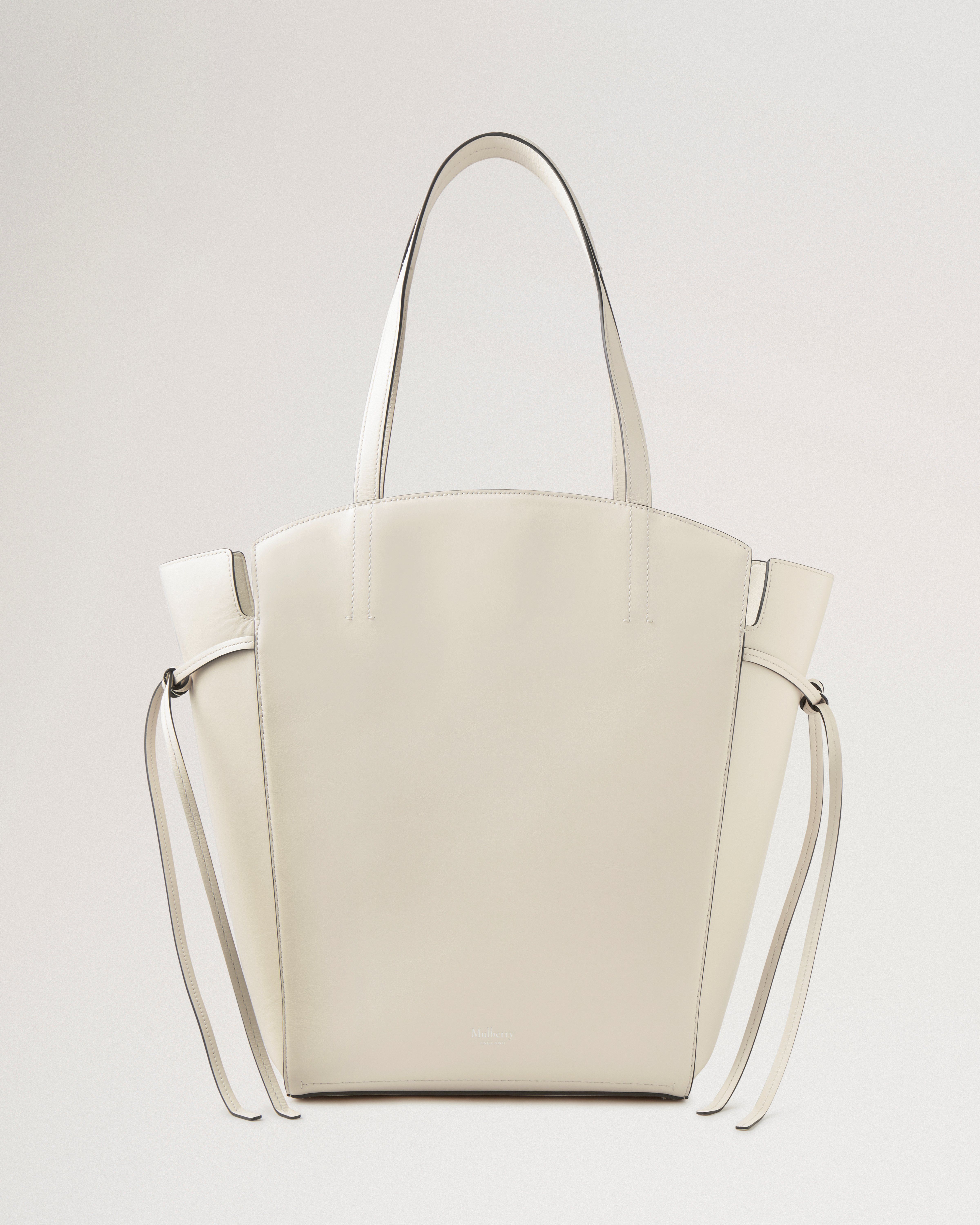 MULBERRY｜ (Clovelly (HH9453 587 A100)) Mulberry | Clovelly Tote | Black Cherry Micro Classic Grain