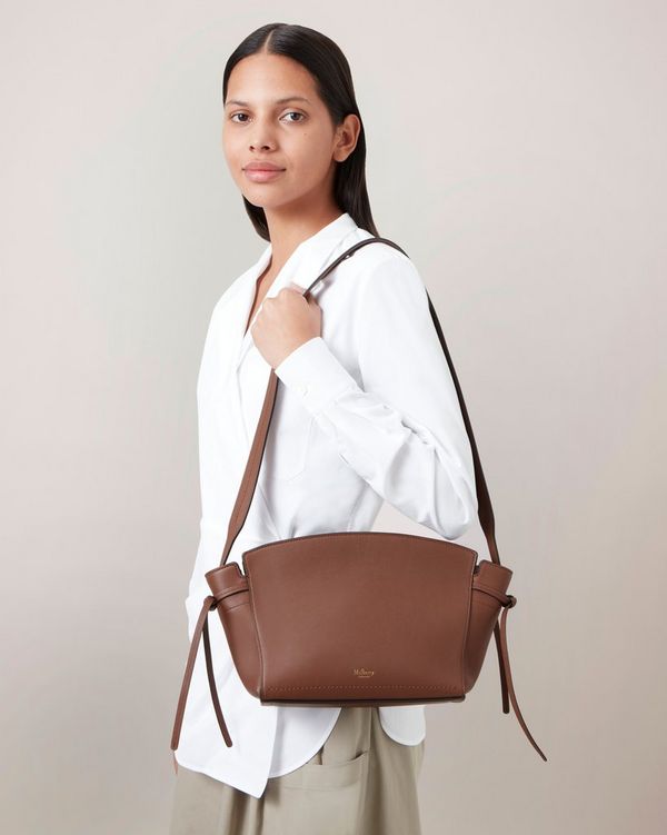 Clovelly Crossbody | Bright Oak Micro Classic Grain | Women | Mulberry