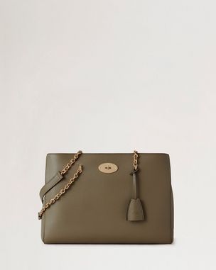 lily-chain-tote-linen-green-small-classic-grain