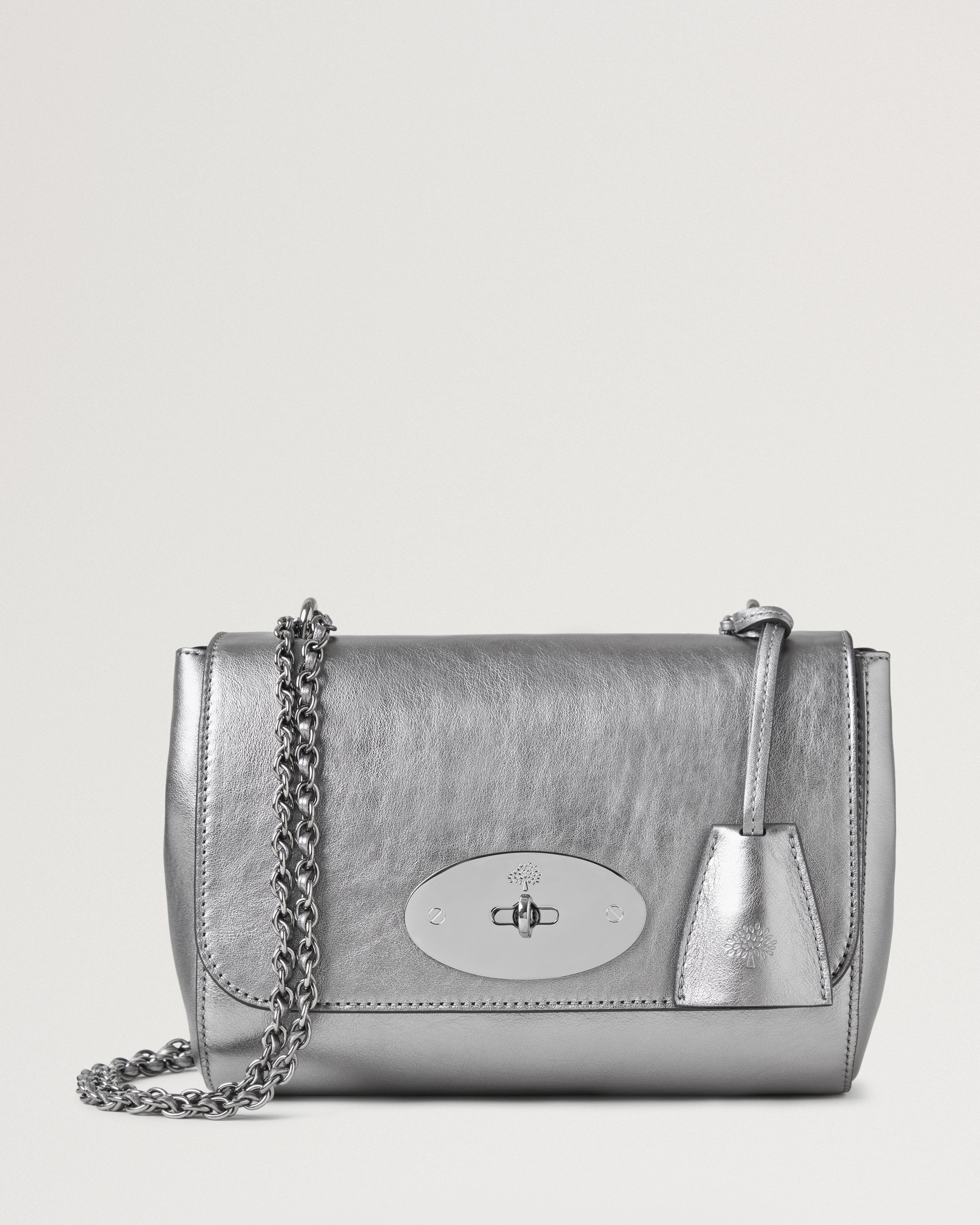 Silver mulberry bag on sale