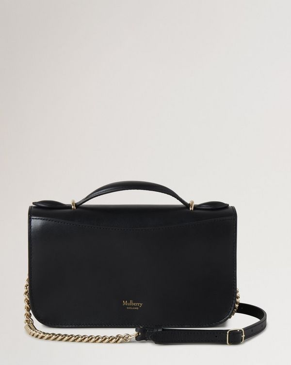【MULBERRY】ラナ デイバッグ ブラック ハイグロスレザー Mulberry | ラナ デイバッグ | ブラック ハイグロスレザー | Women