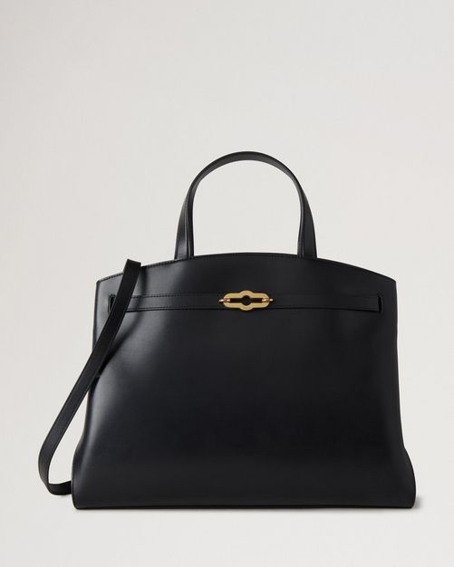 MULBERRY｜TOTEBAGS (HH6267 000 A100) Mulberry | Small Iris | Black & Midnight Heavy Grain | Women