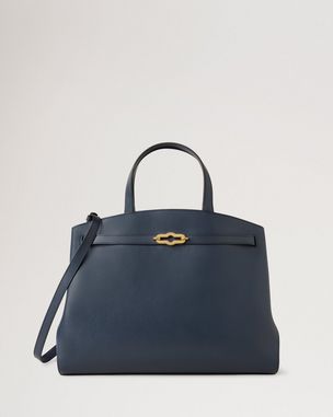 【送料&関税込】Mulberry Small Pimlico Tote High Gloss Mulberry | Small Pimlico Tote | Black High Gloss Leather