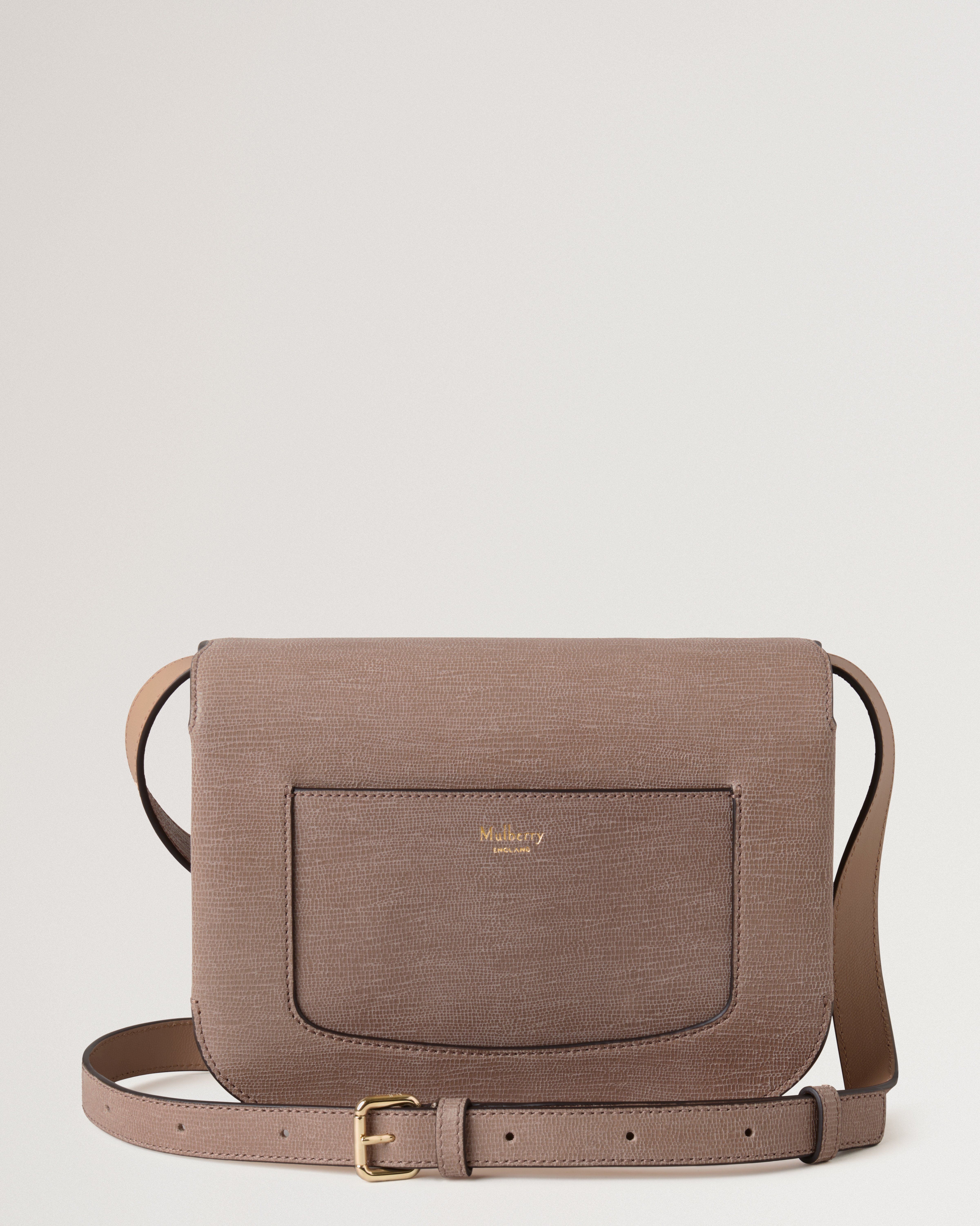 Mulberry | Pimlico Satchel | Birch Wood Foiled Suede | Party