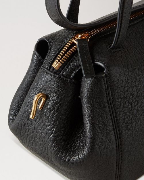 MULBERRY｜SHOULDER BAGS (HH9062 000 A100) Mulberry | Small Iris | Black & Midnight Heavy Grain | Women