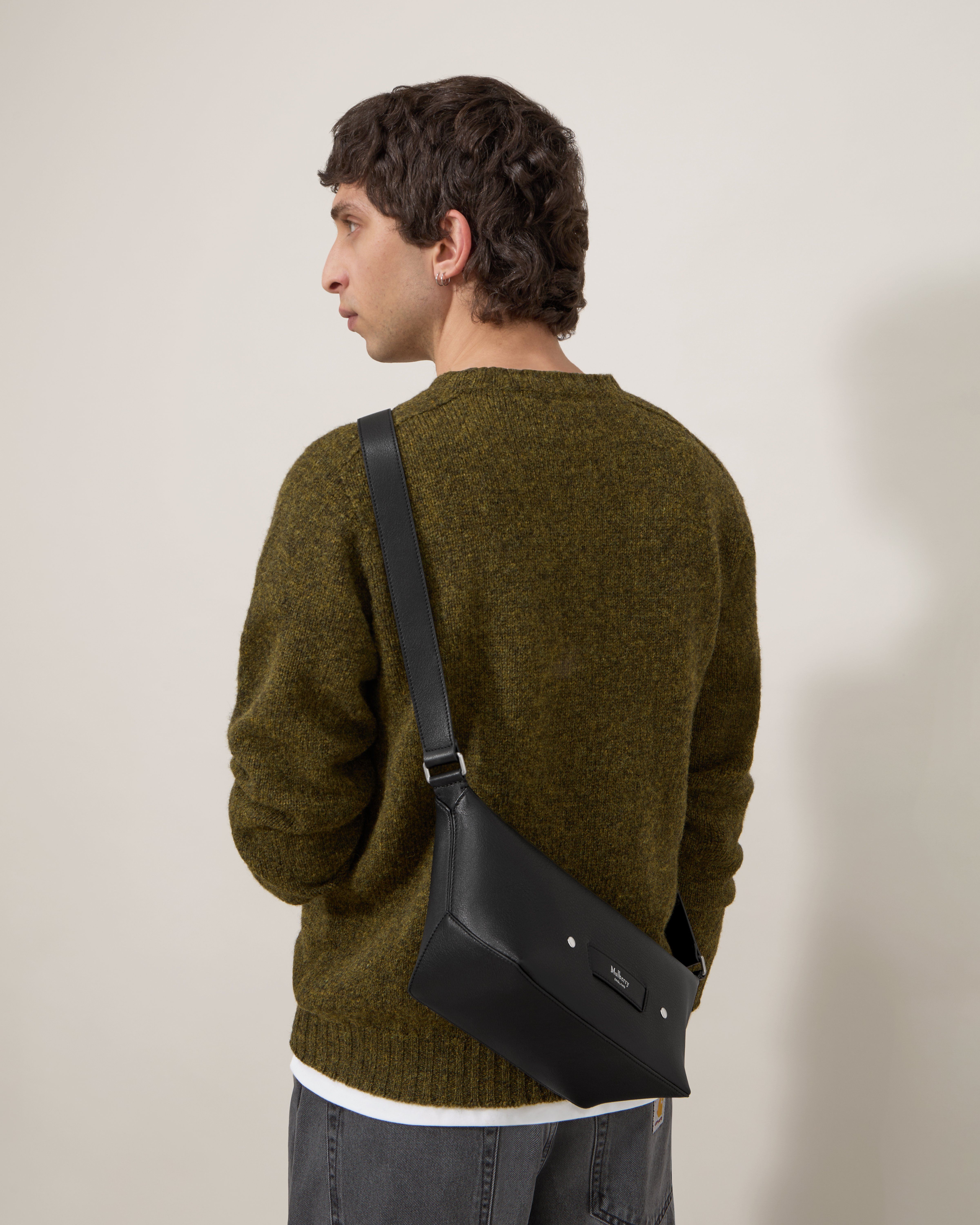 Mulberry | ライ スモール メッセンジャー | ブラック サプル カーフ