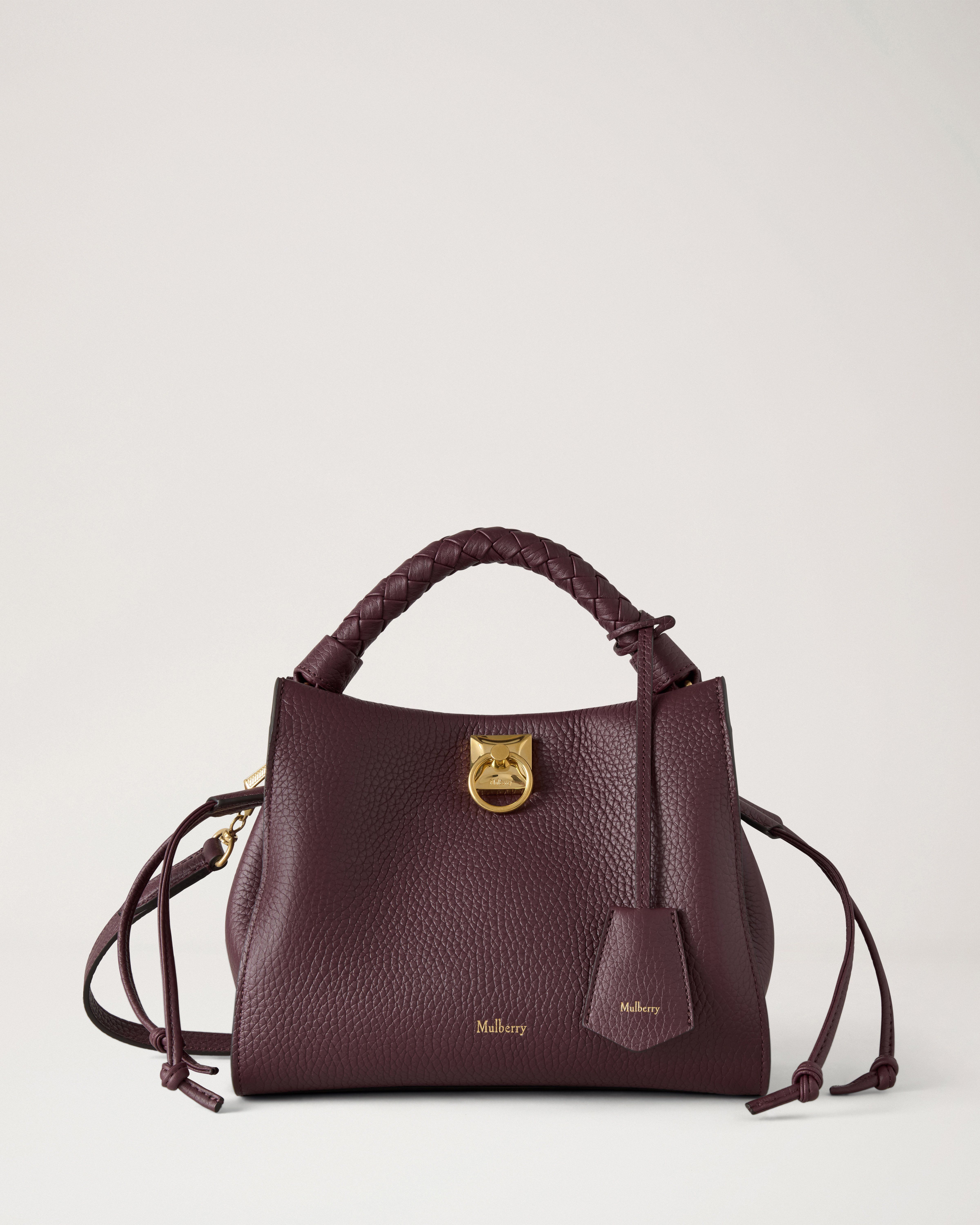 Mulberry | Small Iris | Black Cherry Heavy Grain | Women