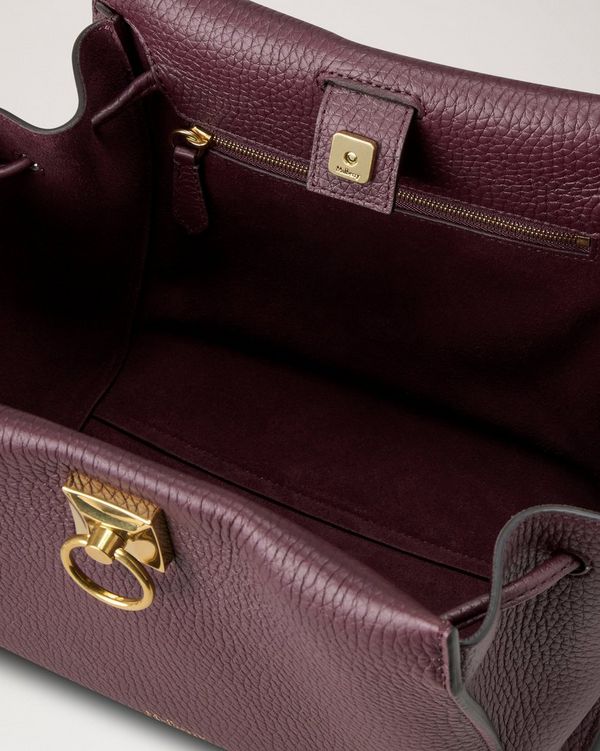Mulberry | Small Iris | Black Cherry Heavy Grain | Women