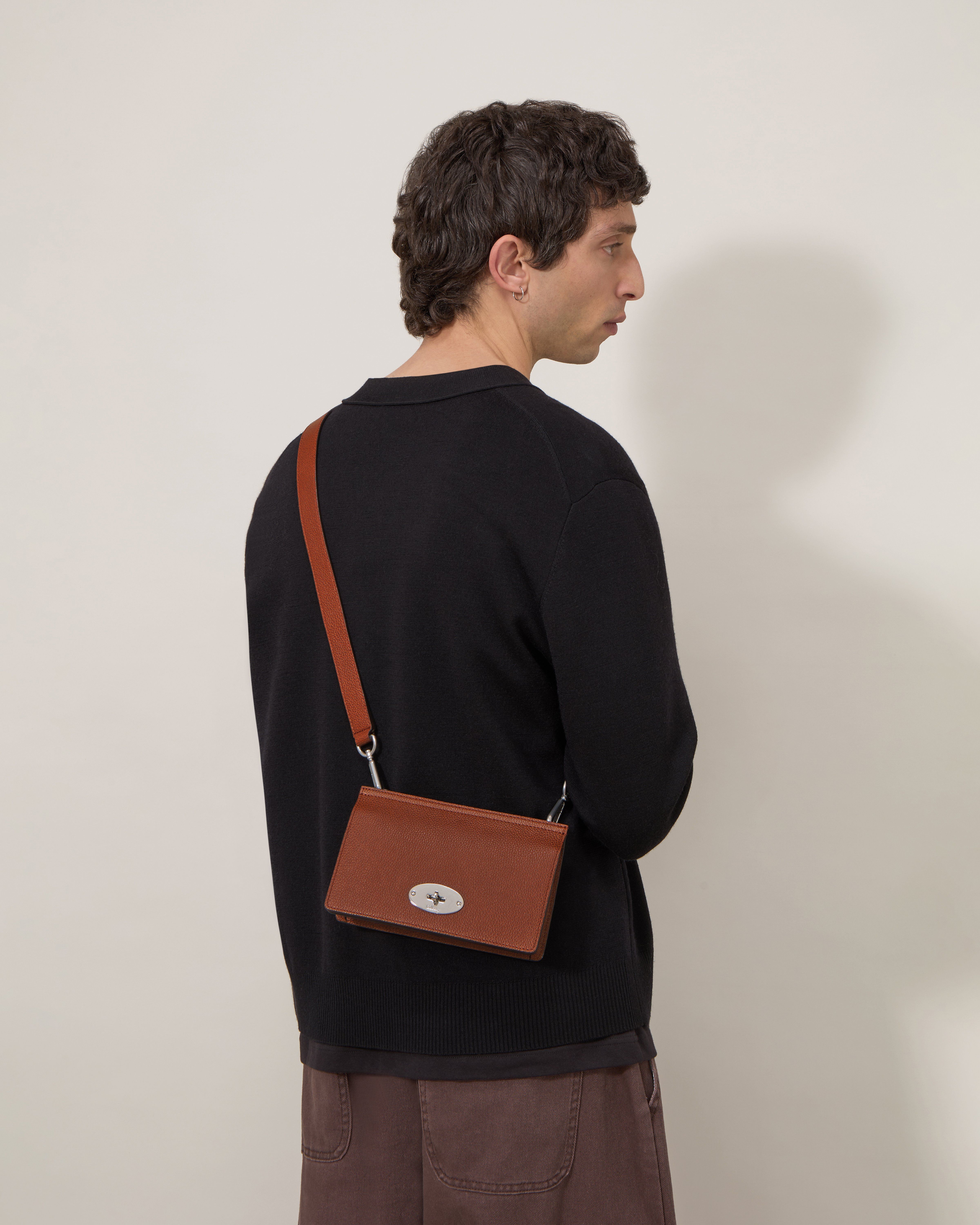 【MULBERRY】EAST WEST ANTONY CROSSBODY BAG Mulberry Small Antony East/West Leather Crossbody Bag