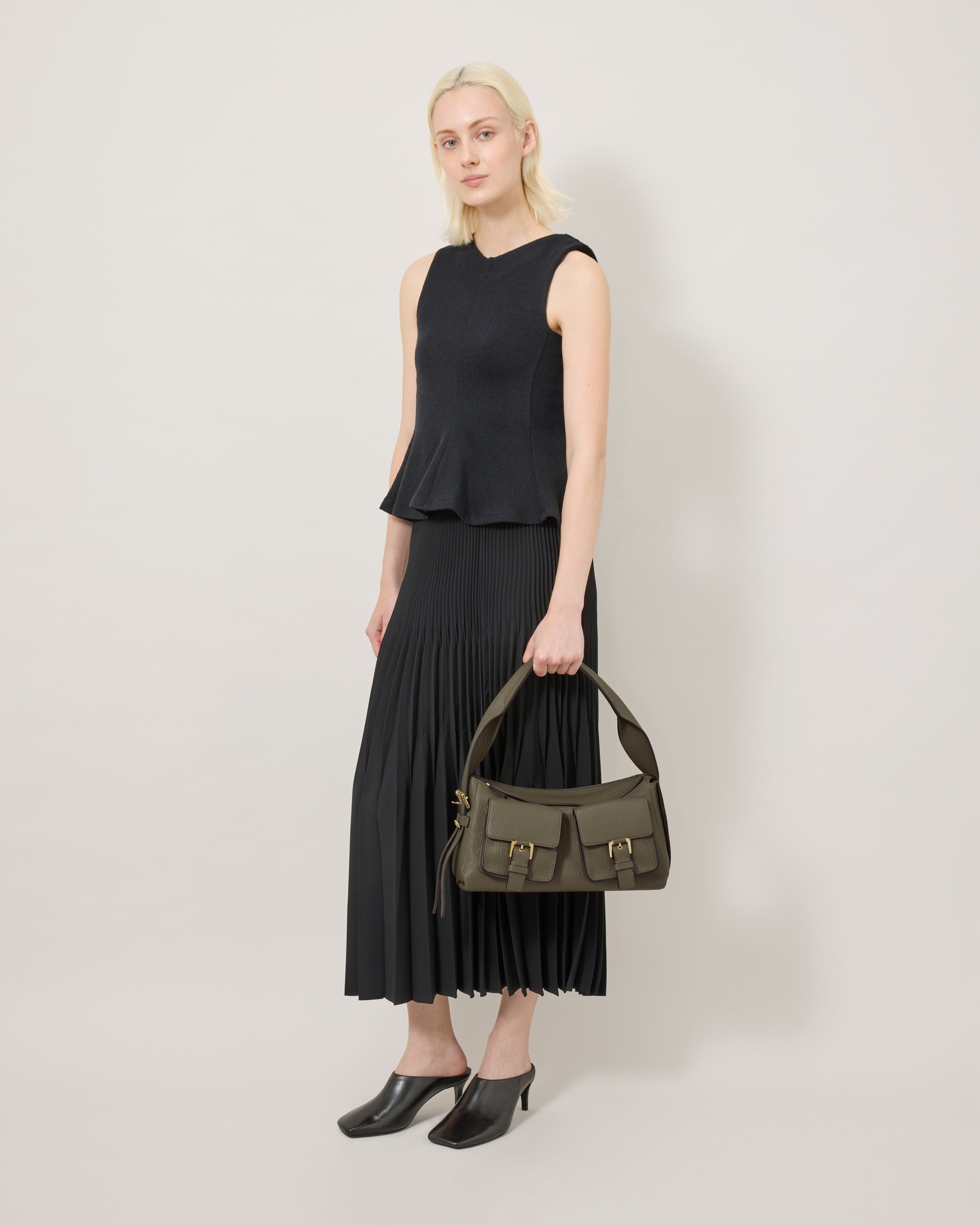Mulberry | マギー ショルダーバッグ | リネングリーン