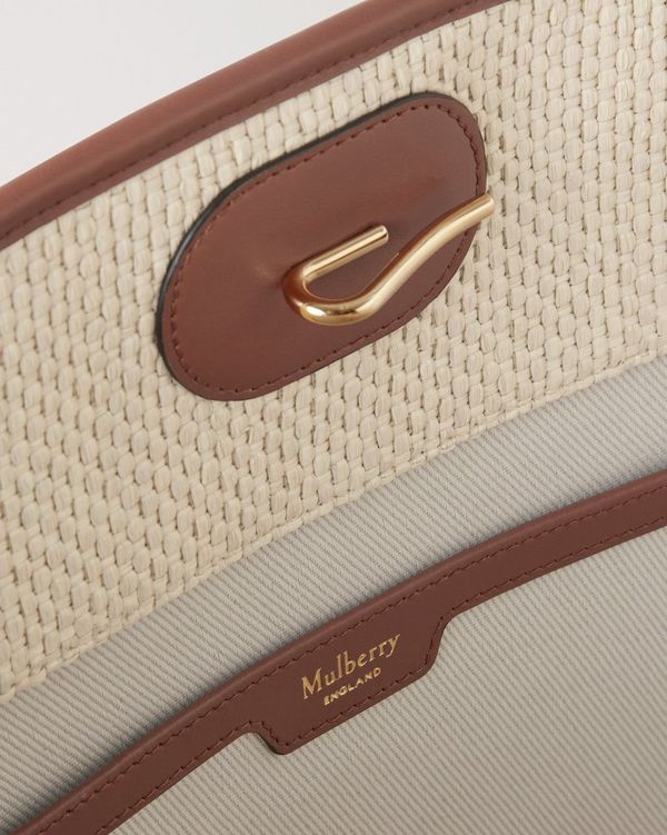 Mulberry | Basket Tote | Oak Raffia | Women