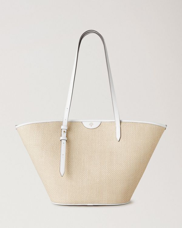 Mulberry | バスケット トート | ホワイト ラフィア | Women