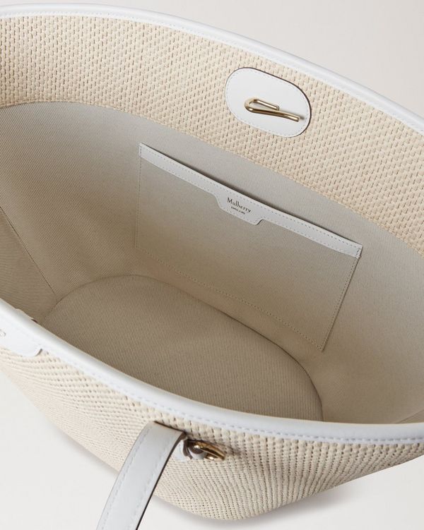 Mulberry | バスケット トート | ホワイト ラフィア | Women