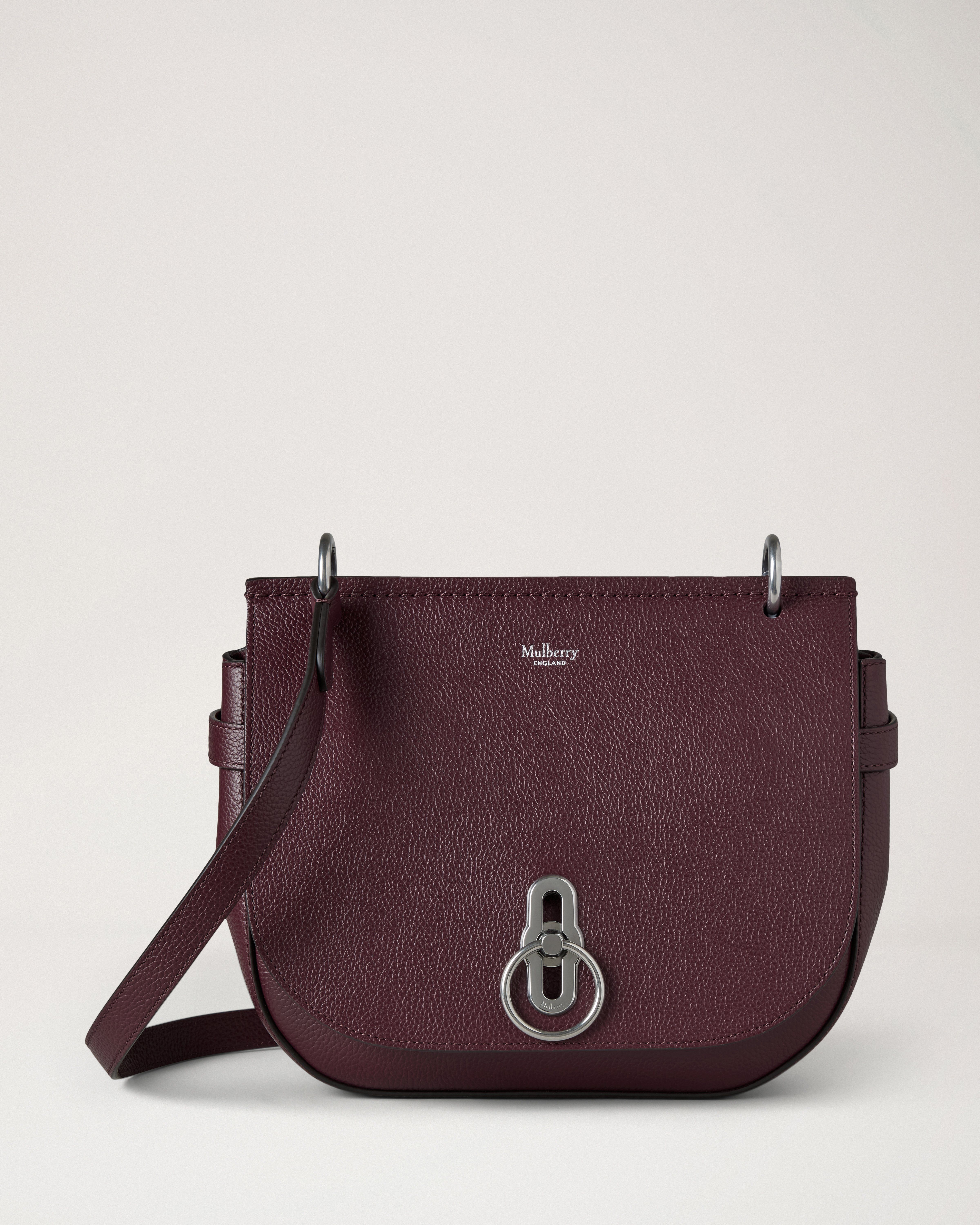 ハンドバッグ MULBERRY SMALL AMBERLEY SATCHEL BAG Mulberry | Small Amberley Satchel | Black Small Classic Grain
