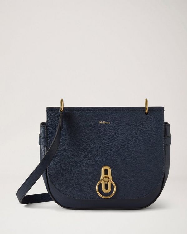 Mulberry | Amberley Satchel | Night Sky Small Classic Grain | Amberley