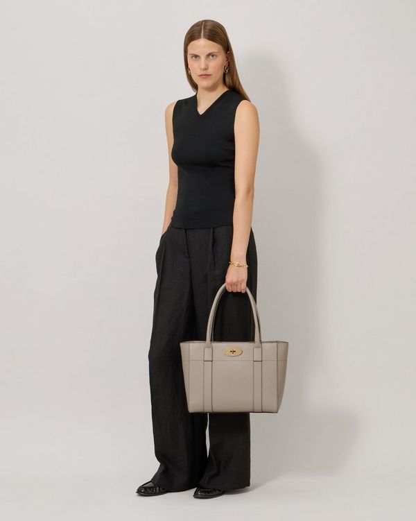 Mulberry | Bayswater 9 to 5 | Cashmere Taupe Small Classic Grain