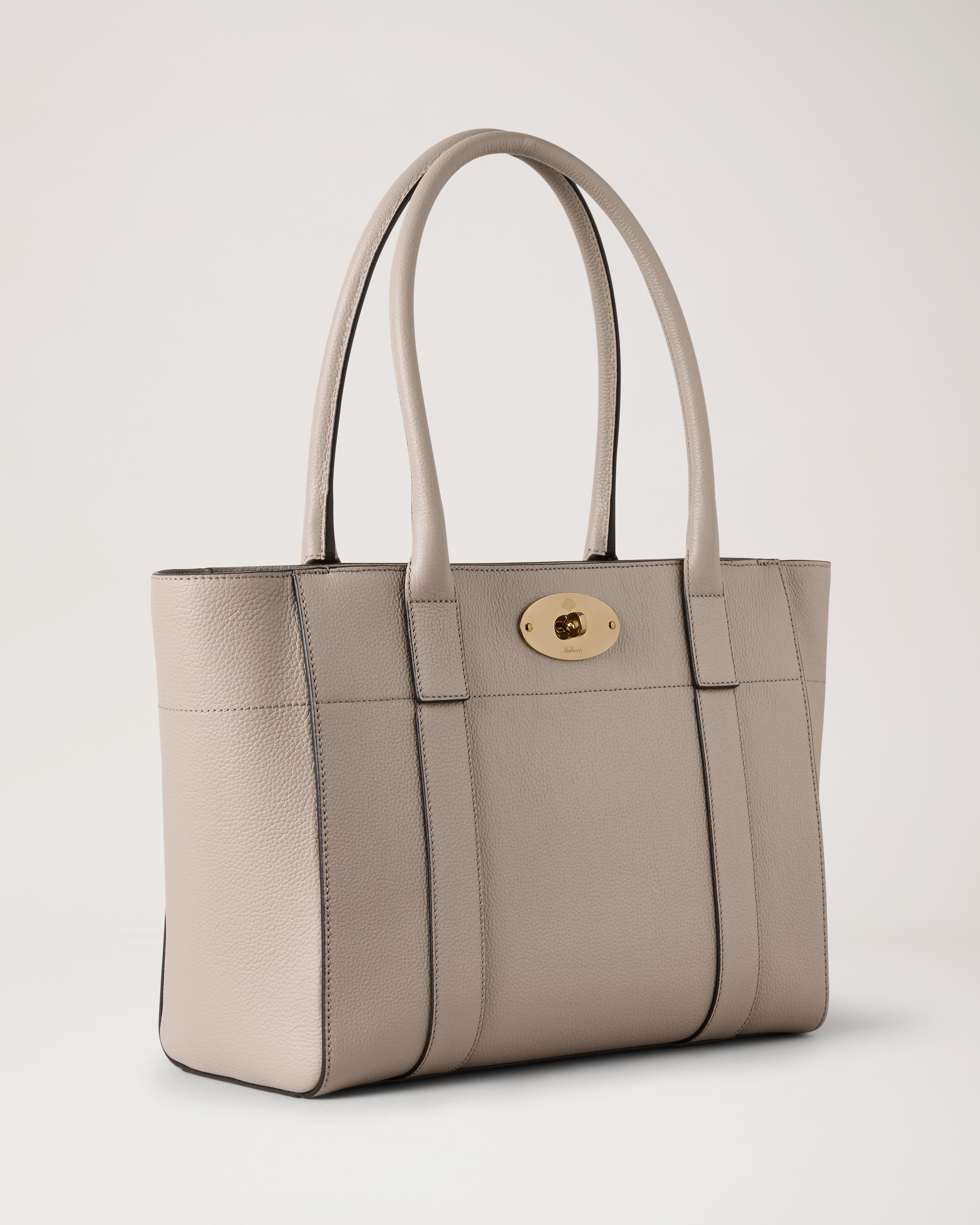 Mulberry | Bayswater 9 to 5 | Cashmere Taupe Small Classic Grain