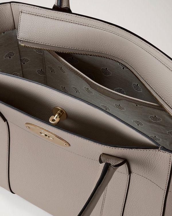 Mulberry | Bayswater 9 to 5 | Cashmere Taupe Small Classic Grain