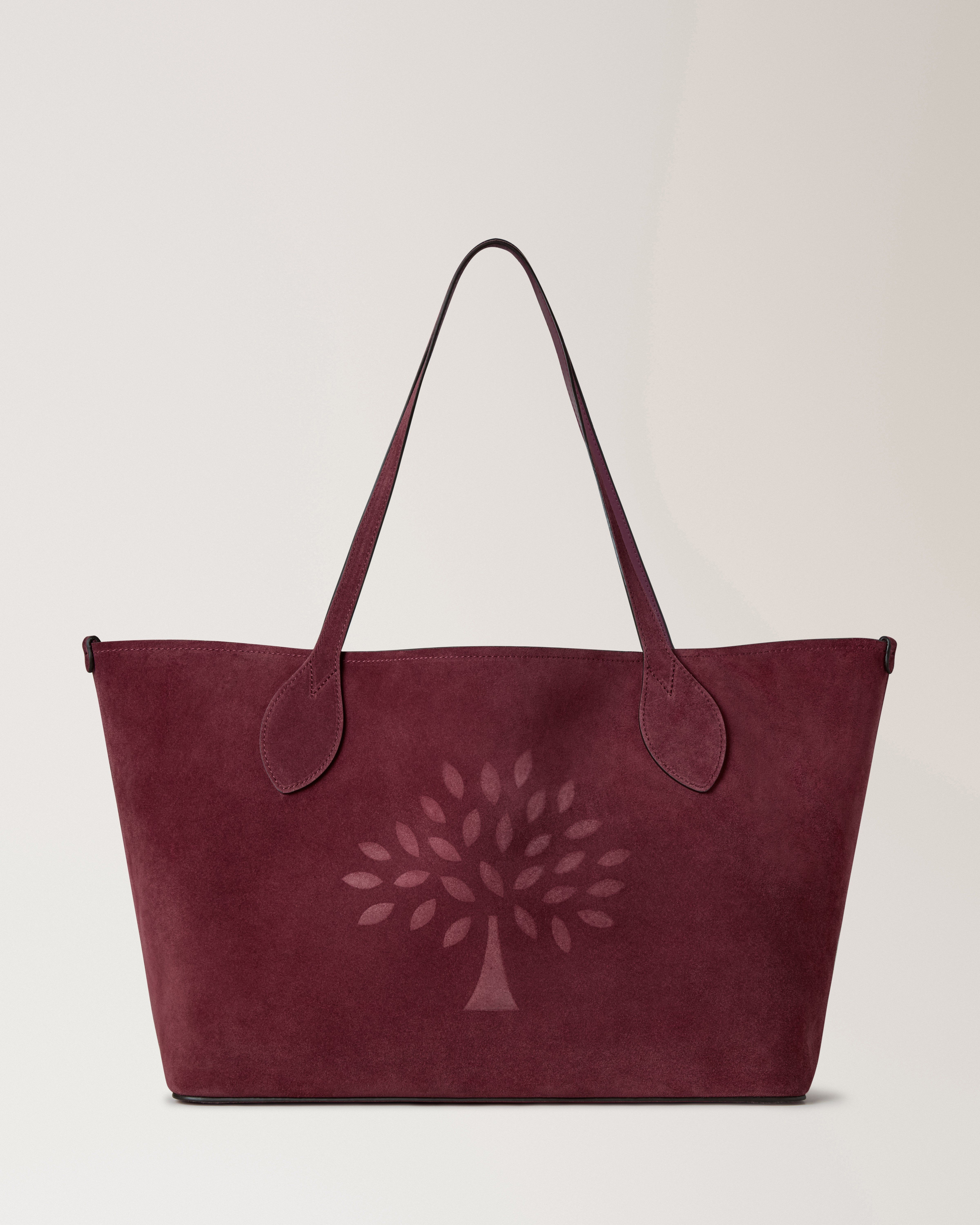 Suede Tree Tote