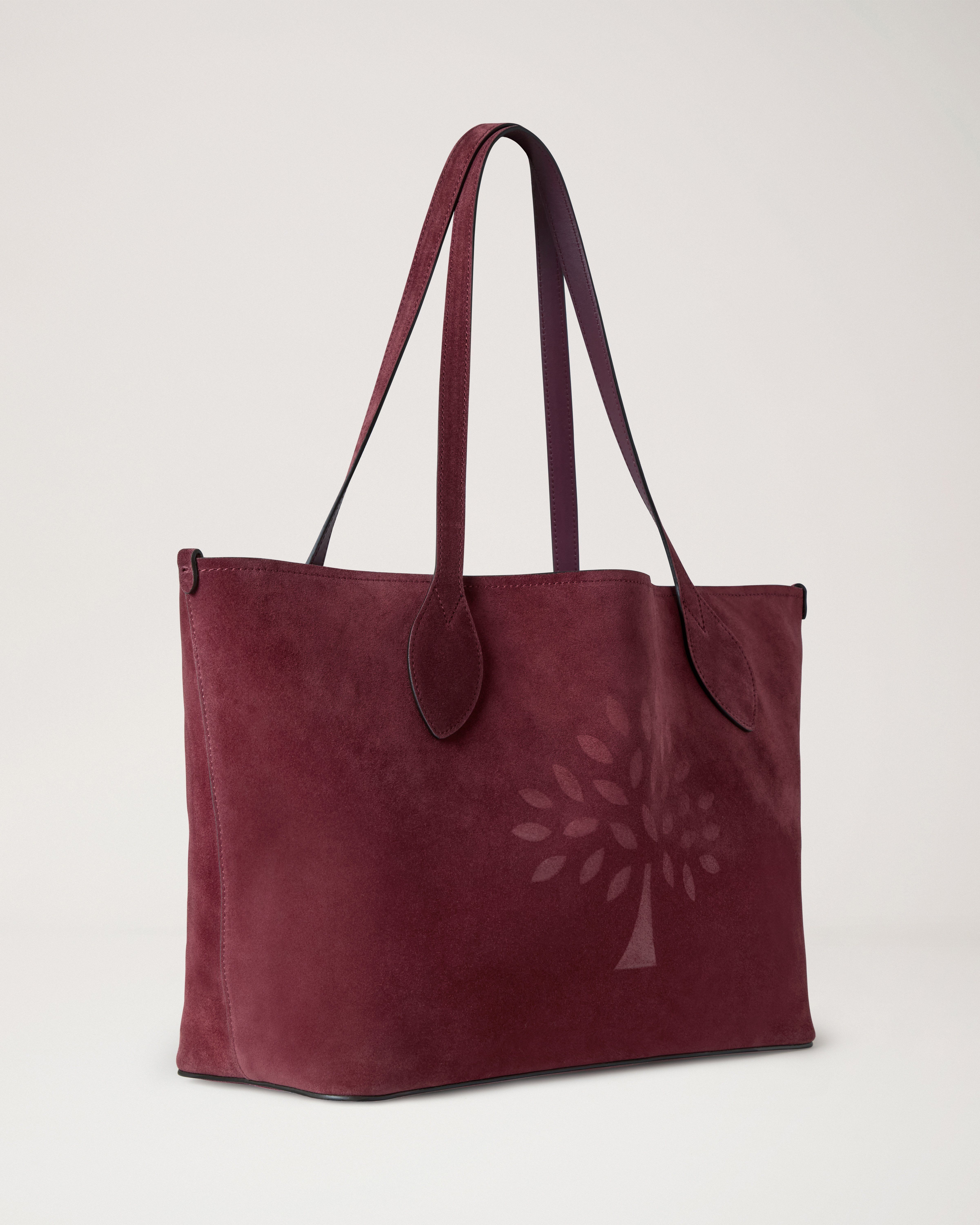 Suede Tree Tote