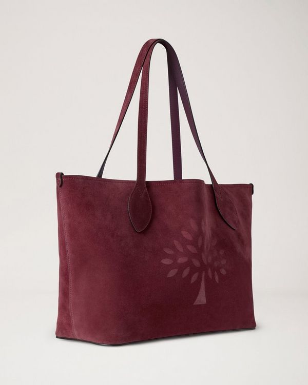 Suede Tree Tote
