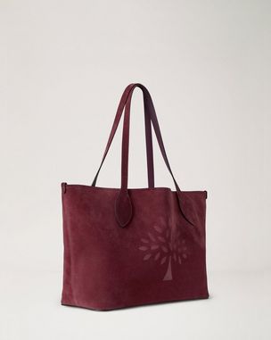 Suede Tree Tote